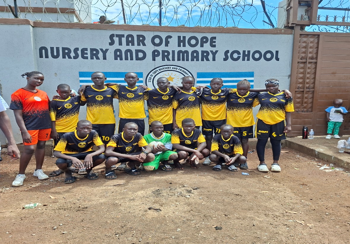 Star of Hope school football team
